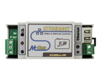 EthMBus-4M - Ethernet to M-Bus communication converter