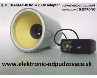 Odpudzovač 8.ULTRAMAX-KOMBI 230/12/18V adaptér