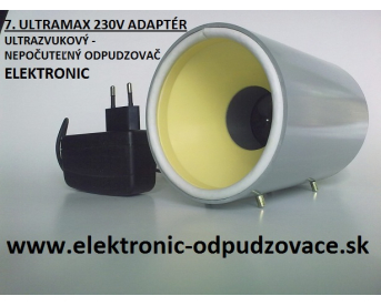 ODPUDZOVAČ 7. ULTRAMAX - 230/12V a 18V ADAPTÉR