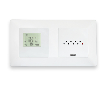 Interior CO2, temperature and humidity sensors 