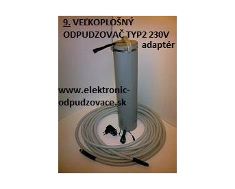 VEĽKOPLOŠNÝ ODPUDZOVAČ TYP2 230/12V, a XXL na 230/15V adaptér 