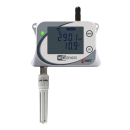 WiFi temperature, relative humidity, CO2 and atmospheric pressure sensor with integrated probe