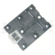 Mounting Foot for DIN-rail 44x55,4mm, Black