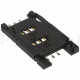 Fassung SIM Card Hinge Lock 6P SMD