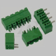 Bloc terminal plug-in PCB  M P3,5mm 11A 3P închis 90° verde