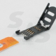 Fassung SIM Card Hinge Lock 8P SMD