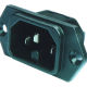 Power Entry Connector C16 Panel 10A 250VAC