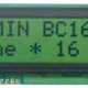 LCM znakový 2x16 STN žlto/zelený, LED podsvietenie