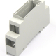 Enclosure Plastic for DIN-Rail 98x17,5x56,4mm grey