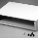 Krabička ocel 533,4x444,5x228,6mm světle šedá