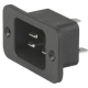 Power Entry Connector C20 Panel 16A 250VAC