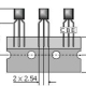 Tranzistor NPN 0,1A/45V 0,625W TO92 pásek P2,54