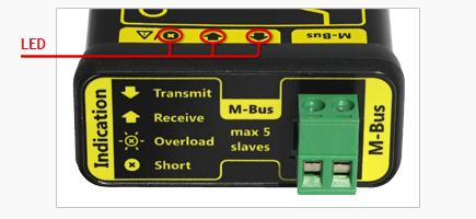 EthMBus-5 - Ethernet to M-Bus communication converter